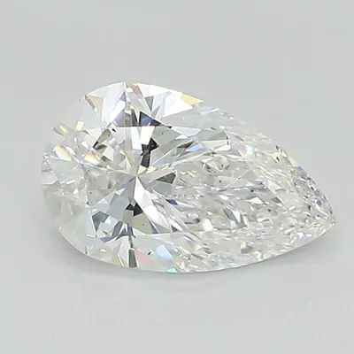 1.14ct E VS2 Rare Carat Ideal Cut Pear Lab Grown Diamond