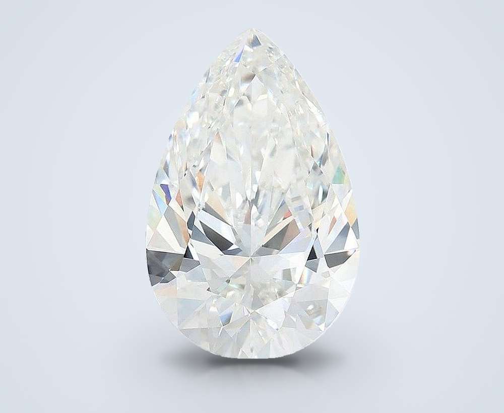 13.05ct G VVS2 Rare Carat Ideal Cut Pear Lab Grown Diamond