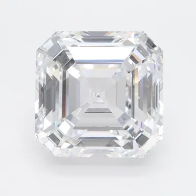 4.02ct D VVS1 Rare Carat Ideal Cut Asscher Lab Grown Diamond