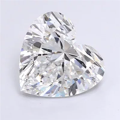 5.03ct F SI1 Rare Carat Ideal Cut Heart Lab Grown Diamond