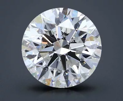 4.02ct I SI2 Rare Carat Ideal Cut Round Diamond