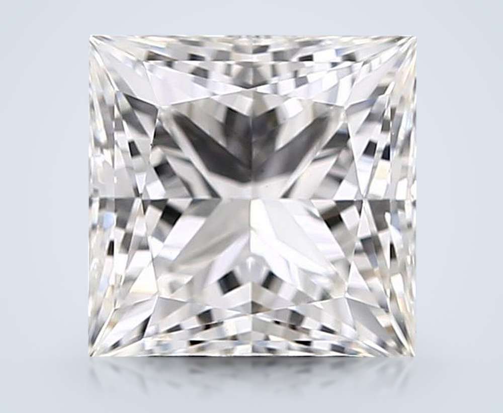 2.15ct H VS1 Rare Carat Ideal Cut Princess Lab Grown Diamond