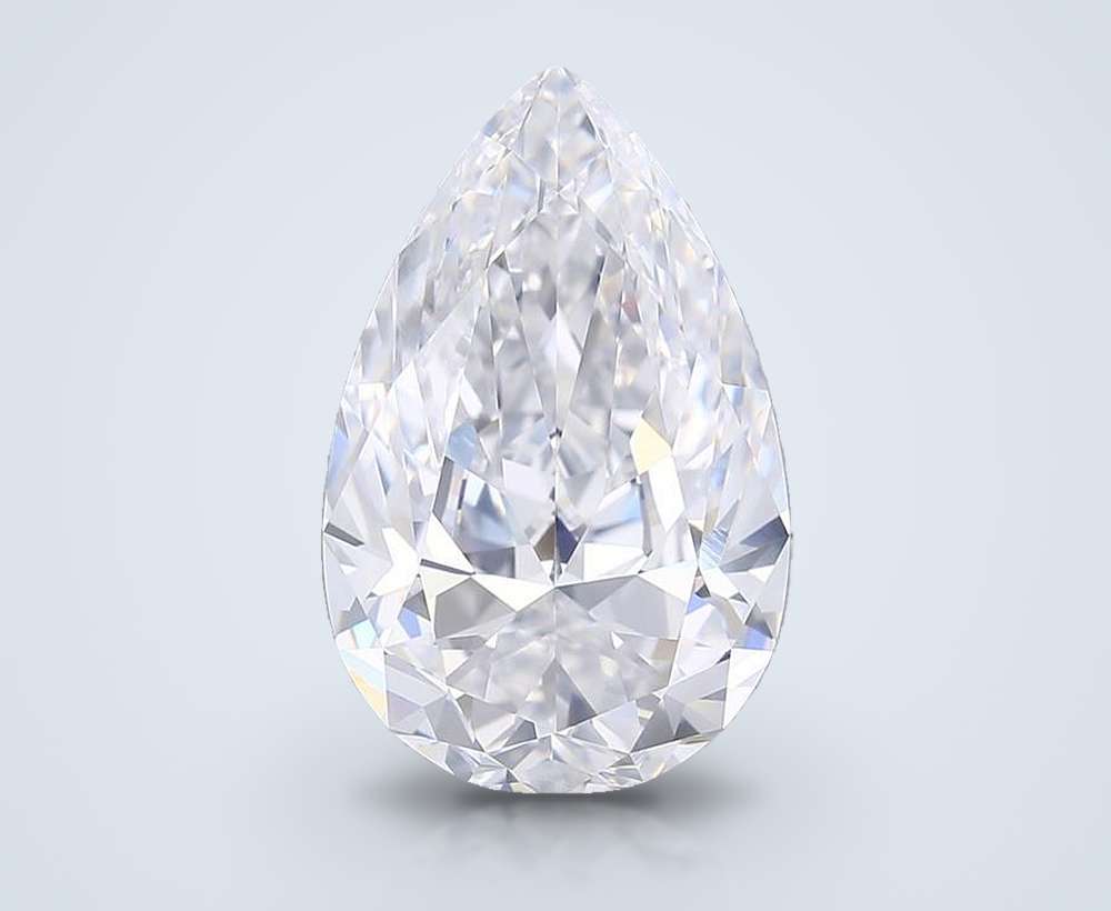 8.02ct D VS1 Rare Carat Ideal Cut Pear Diamond
