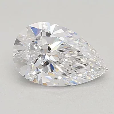 0.94ct D VS2 Rare Carat Ideal Cut Pear Lab Grown Diamond