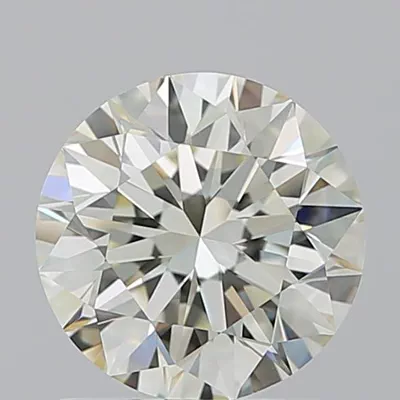 1.31ct K VVS2 Rare Carat Ideal Cut Round Diamond