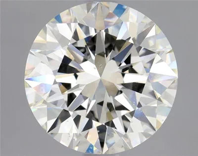 3.01ct J VS2 Rare Carat Ideal Cut Round Diamond