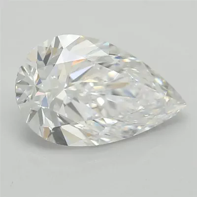 1.07ct D VS1 Rare Carat Ideal Cut Pear Lab Grown Diamond