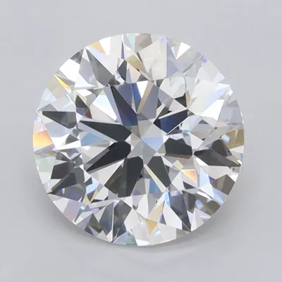 2.66ct D FL Rare Carat Ideal Cut Round Lab Grown Diamond