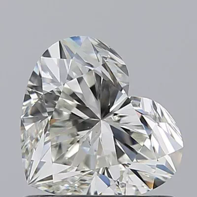 0.90ct K SI1 Rare Carat Ideal Cut Heart Diamond