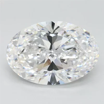 2.68ct D VVS2 Rare Carat Ideal Cut Oval Lab Grown Diamond