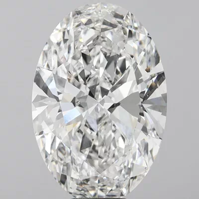10.10ct F VVS2 Rare Carat Ideal Cut Oval Lab Grown Diamond