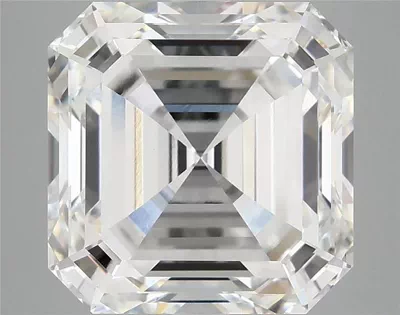 7.20ct F VVS2 Rare Carat Ideal Cut Asscher Lab Grown Diamond