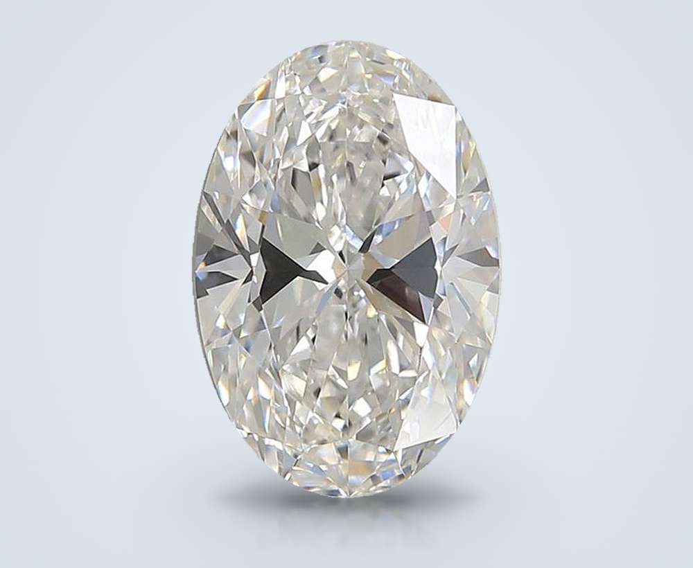 4.05ct E VVS2 Rare Carat Ideal Cut Oval Lab Grown Diamond
