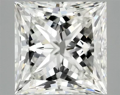 5.06ct G VS1 Rare Carat Ideal Cut Princess Lab Grown Diamond
