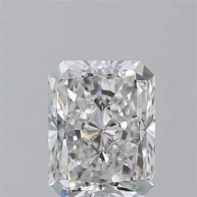 2.53ct F SI2 Rare Carat Ideal Cut Radiant Diamond