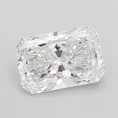5.07ct F VVS2 Rare Carat Ideal Cut Radiant Lab Grown Diamond