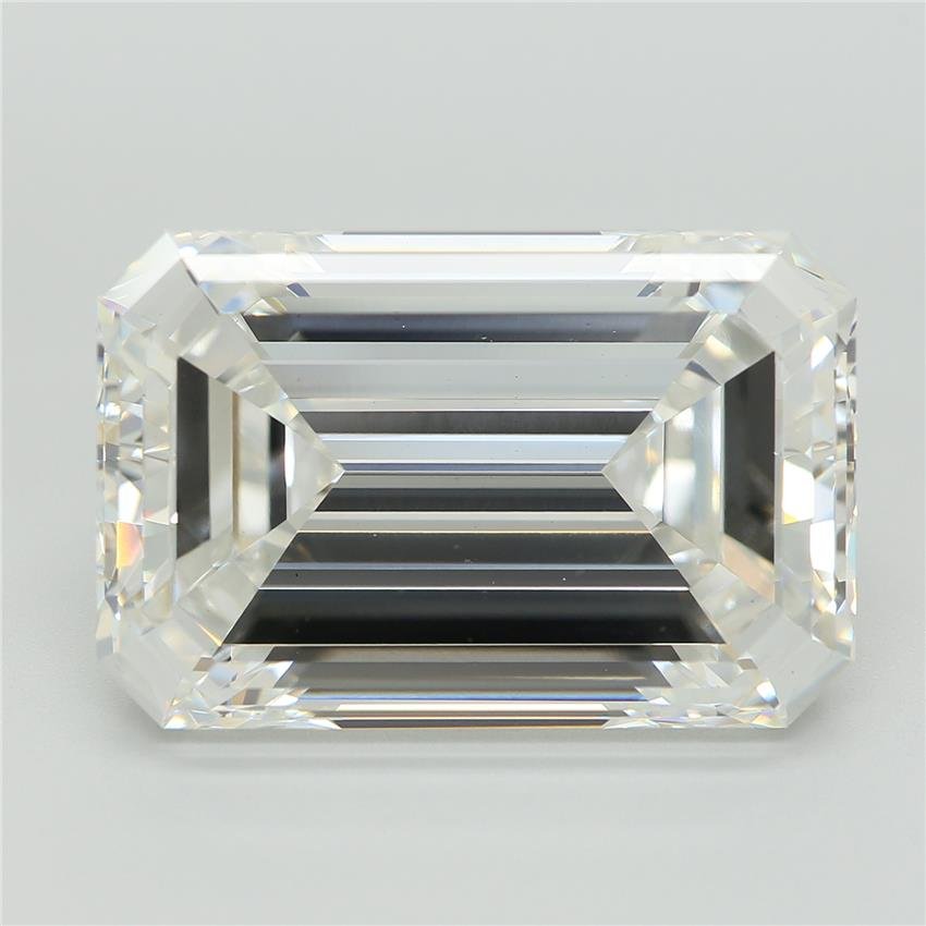 10.48ct F VS1 Rare Carat Ideal Cut Emerald Lab Grown Diamond