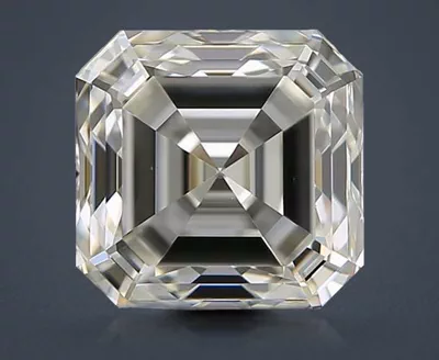 0.69ct J VVS2 Very Good Cut Asscher Diamond