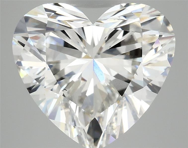4.98ct F VS1 Rare Carat Ideal Cut Heart Lab Grown Diamond