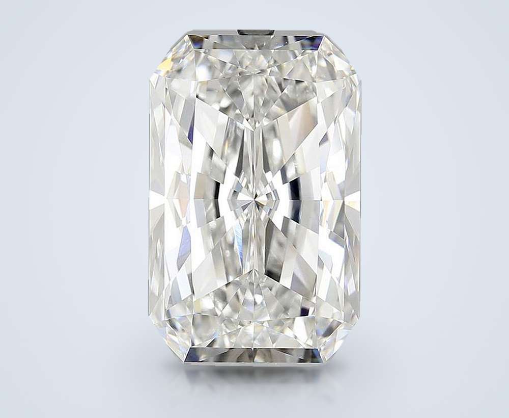 11.69ct F VVS2 Rare Carat Ideal Cut Radiant Lab Grown Diamond
