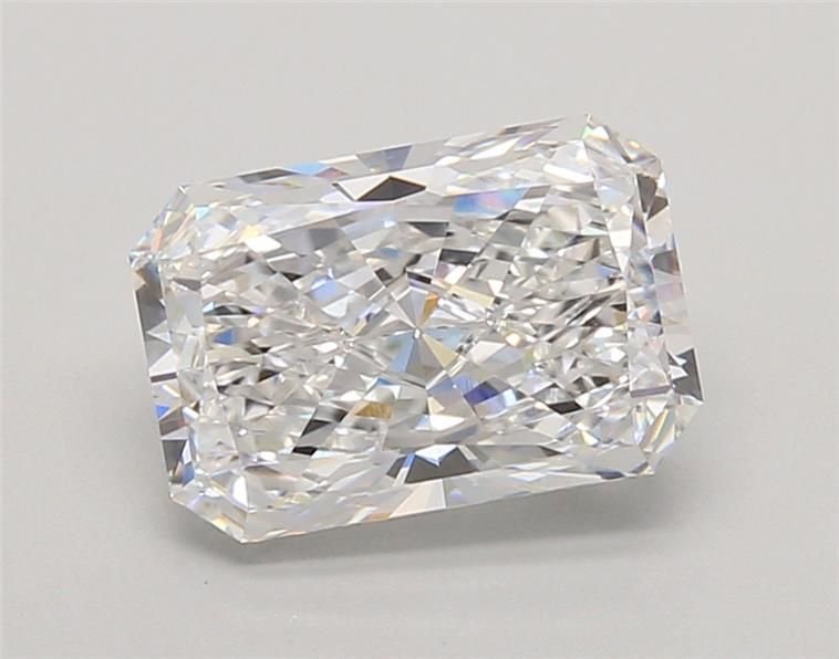 2.53ct D VVS2 Rare Carat Ideal Cut Radiant Lab Grown Diamond