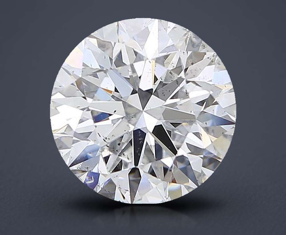 4.09ct F SI2 Excellent Cut Round Diamond