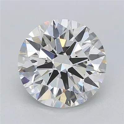 3.05ct G VS2 Rare Carat Ideal Cut Round Lab Grown Diamond