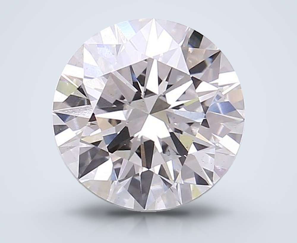 2.70ct H VS2 Excellent Cut Round Lab Grown Diamond