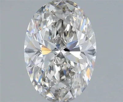 1.97ct H VS2 Rare Carat Ideal Cut Oval Lab Grown Diamond