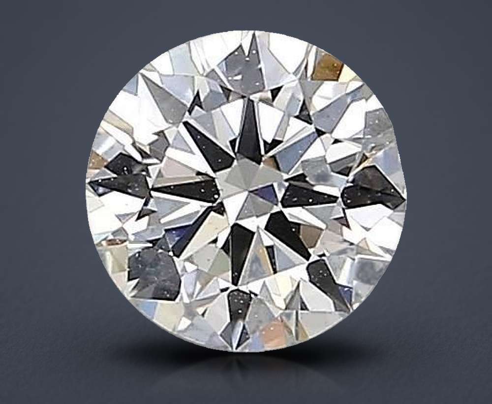 0.71ct F VS2 Rare Carat Ideal Cut Round Diamond
