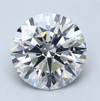 2.03ct I SI1 Rare Carat Ideal Cut Round Diamond