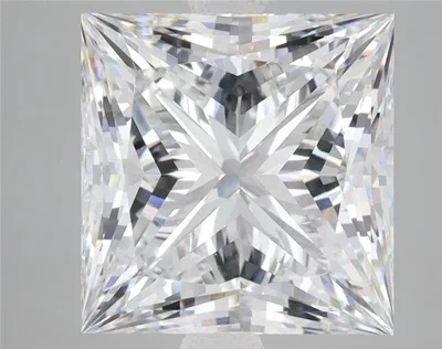 7.03ct E VS1 Rare Carat Ideal Cut Princess Lab Grown Diamond