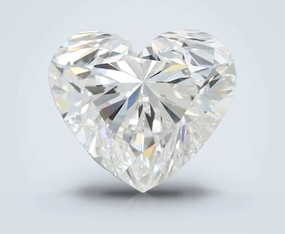 2.08ct D VVS2 Very Good Cut Heart Lab Grown Diamond