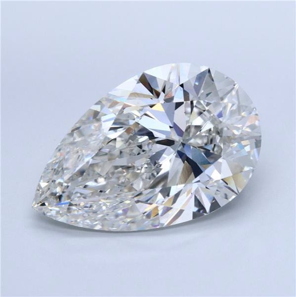 10.01ct G VS1 Rare Carat Ideal Cut Pear Lab Grown Diamond