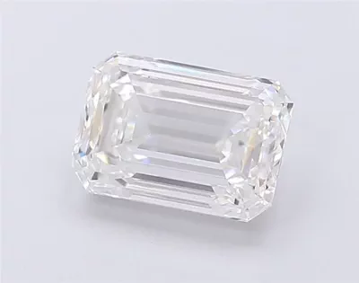 2.55ct E VS1 Rare Carat Ideal Cut Emerald Lab Grown Diamond