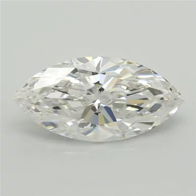 3.08ct E VVS2 Rare Carat Ideal Cut Marquise Lab Grown Diamond