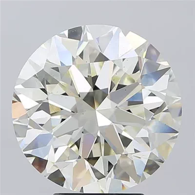 5.15ct K VS2 Rare Carat Ideal Cut Round Diamond