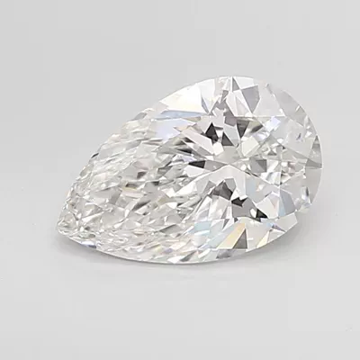2.54ct F VVS2 Rare Carat Ideal Cut Pear Lab Grown Diamond