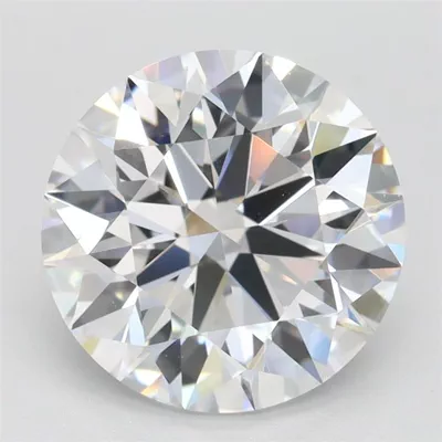 2.71ct D VVS1 Rare Carat Ideal Cut Round Lab Grown Diamond