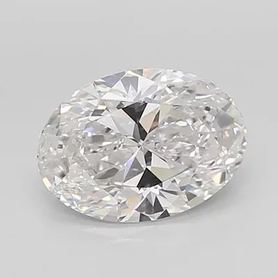 5.05ct F VS1 Rare Carat Ideal Cut Oval Lab Grown Diamond