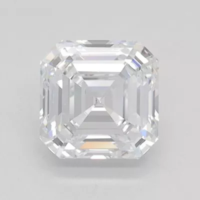 1.03ct F IF Rare Carat Ideal Cut Asscher Lab Grown Diamond