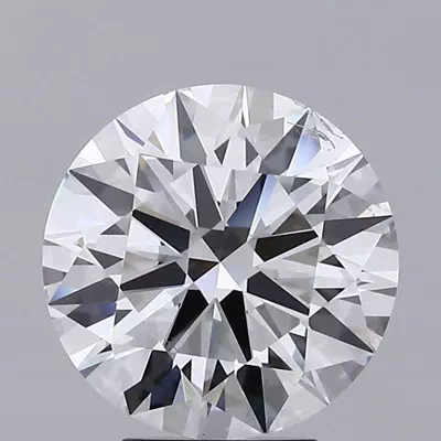 4.02ct E SI1 Rare Carat Ideal Cut Round Lab Grown Diamond