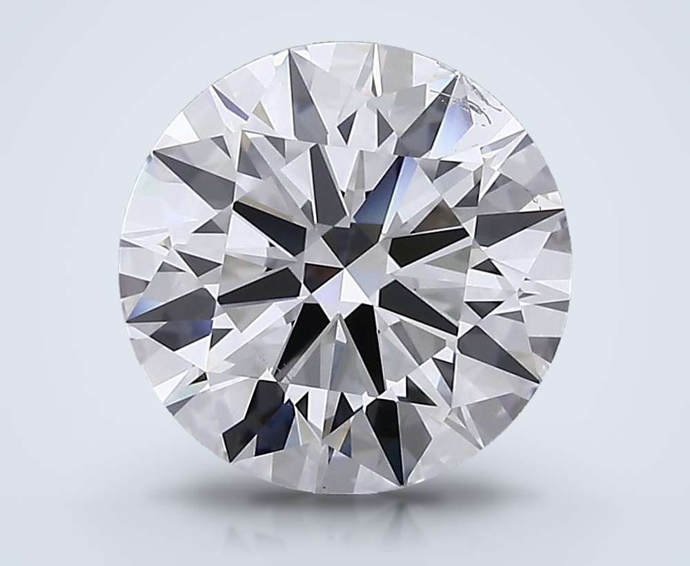 4.02ct E SI1 Rare Carat Ideal Cut Round Lab Grown Diamond