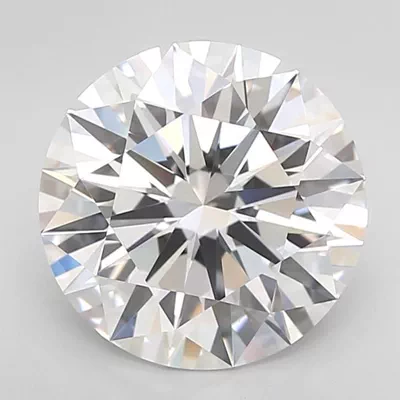 3.42ct D VS1 Rare Carat Ideal Cut Round Lab Grown Diamond