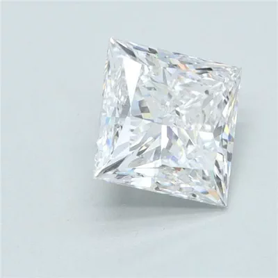1.60ct E VVS2 Rare Carat Ideal Cut Princess Lab Grown Diamond
