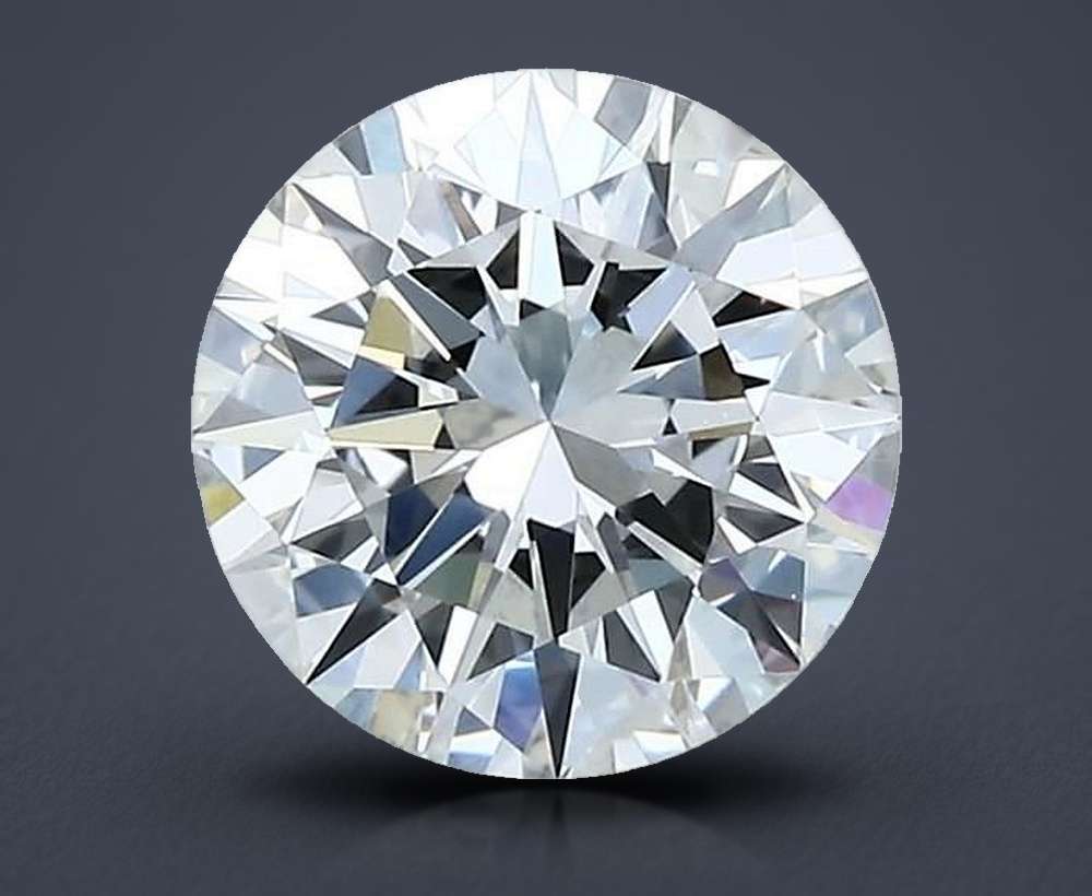 1.59ct H VVS2 Rare Carat Ideal Cut Round Diamond