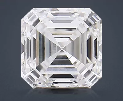 2.58ct E VVS2 Rare Carat Ideal Cut Asscher Lab Grown Diamond