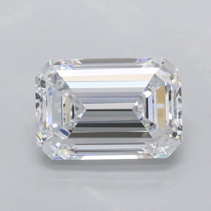 1.05ct D VVS1 Rare Carat Ideal Cut Emerald Lab Grown Diamond
