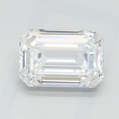 1.11ct D VVS1 Rare Carat Ideal Cut Emerald Lab Grown Diamond