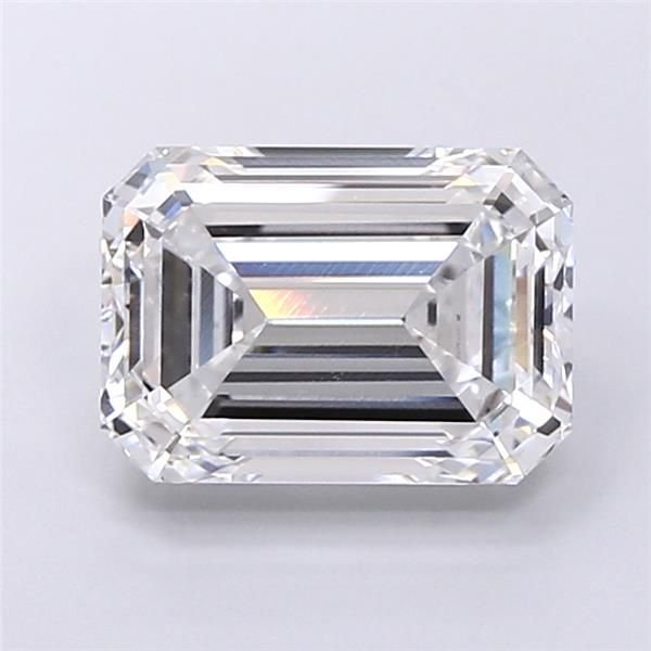 6.24ct E VVS2 Excellent Cut Emerald Lab Grown Diamond
